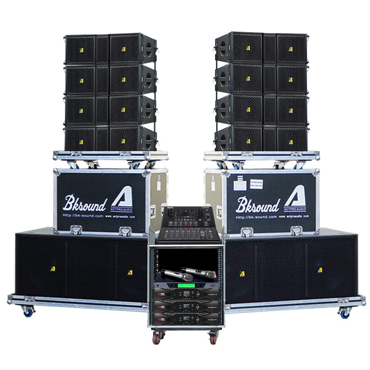 Dàn âm thanh Line Array 2 way Passive Actpro 29 (KR210F New, KR28F New, UTA1802DSP, UTA1804DSP, Alto TMD16, BCE UGX12)