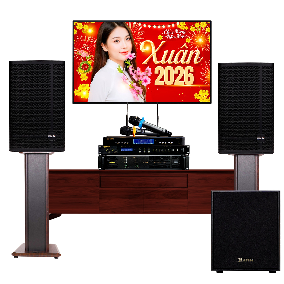 Dàn karaoke BIK DA06 (BIK KSP 5010, BIK CA-J402, BIK BJ-W25AV II,…)