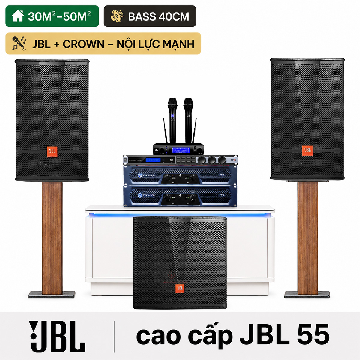 Dàn karaoke JBL cao cấp 55