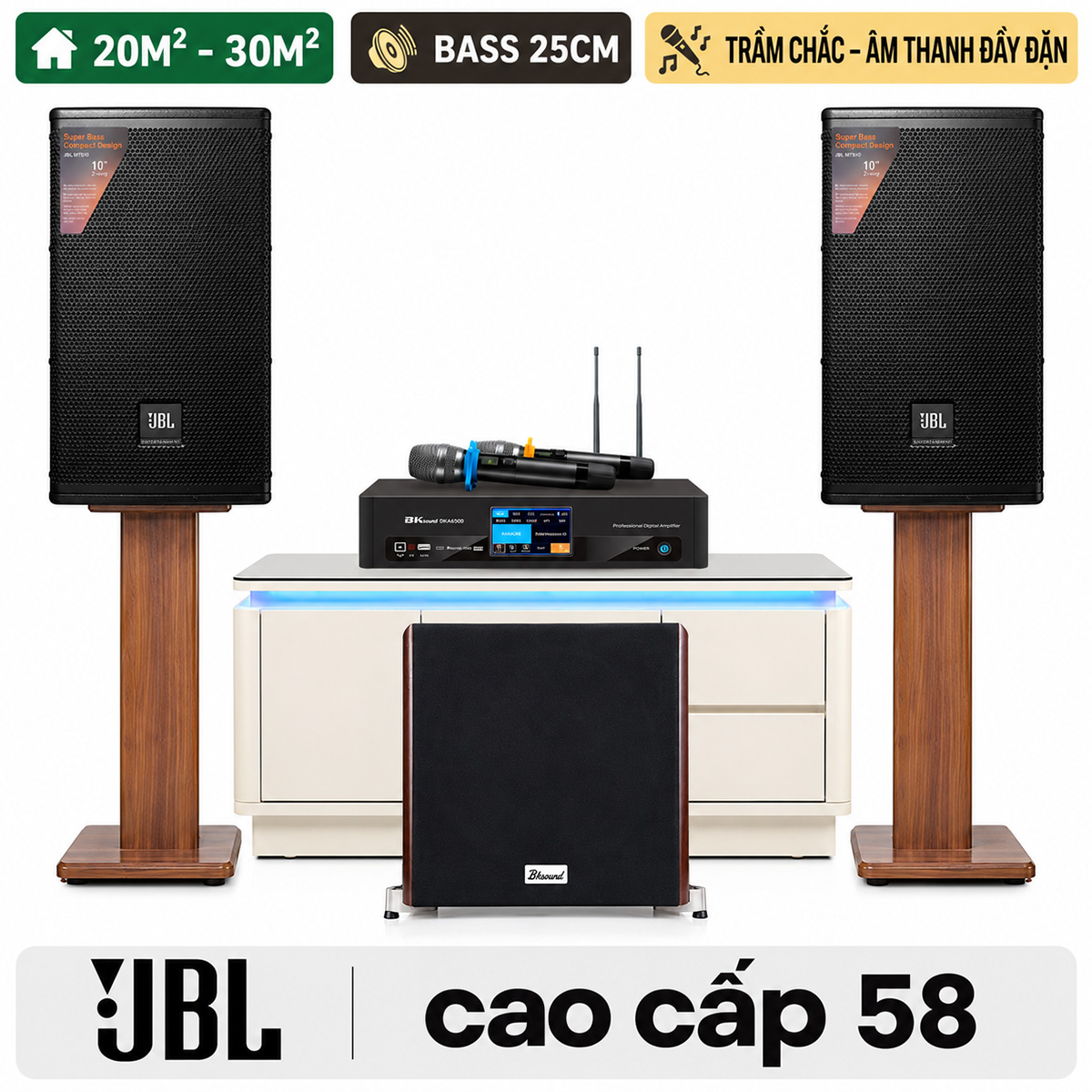 Dàn karaoke JBL cao cấp 58