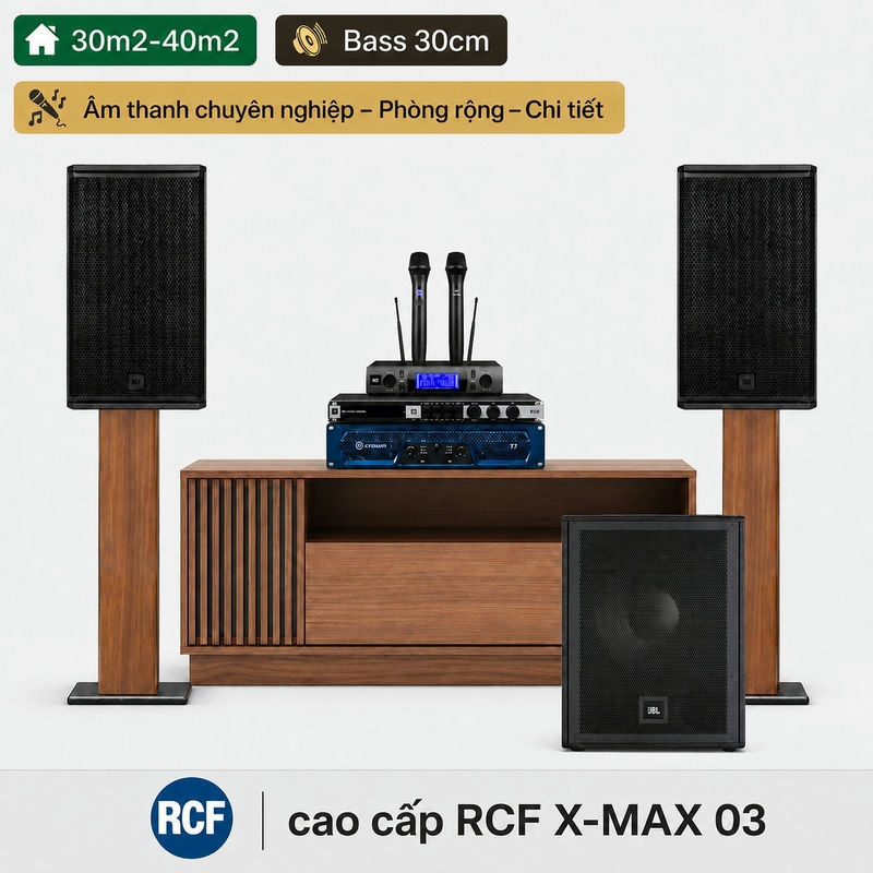 Dàn karaoke cao cấp RCF X-MAX 03