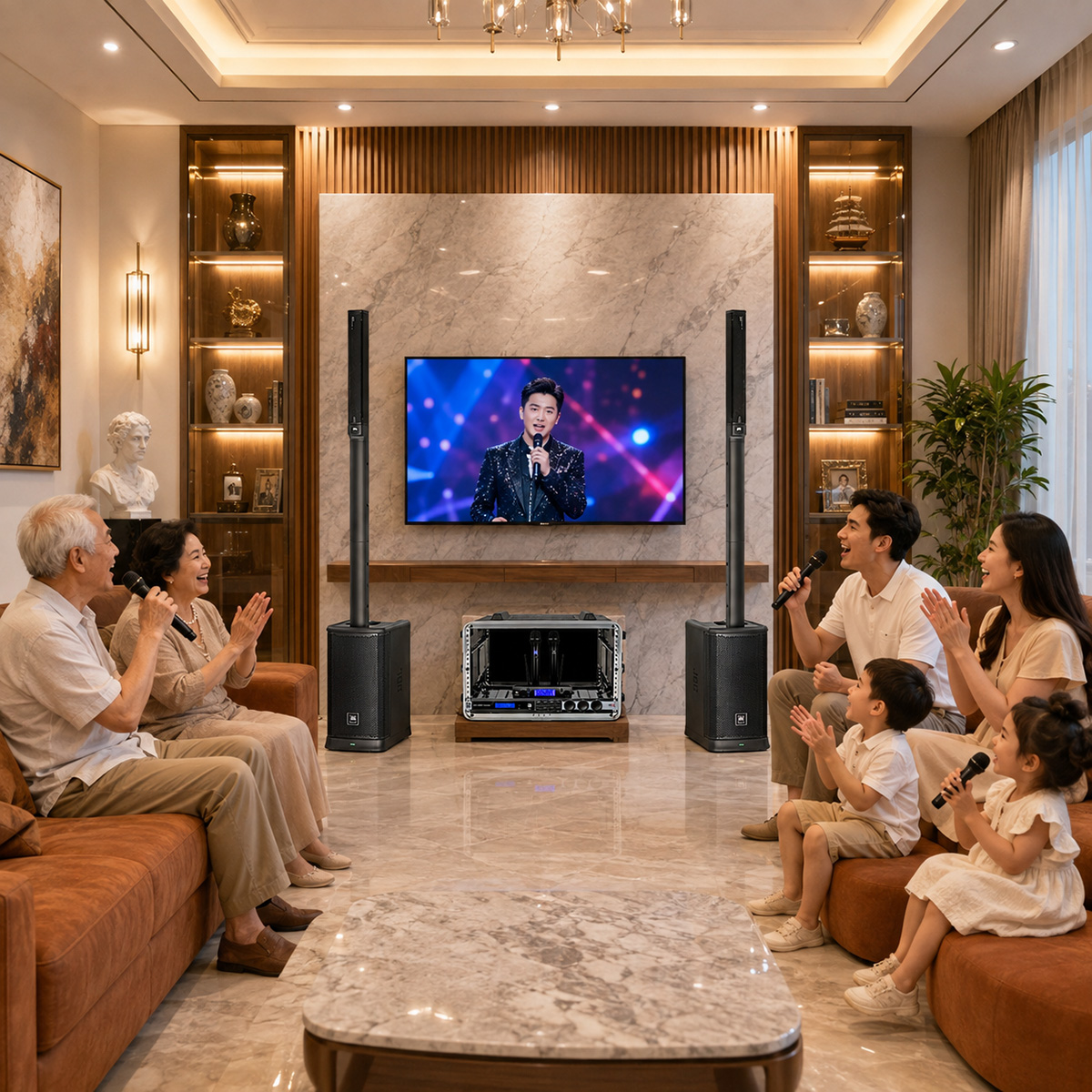 D&agrave;n karaoke di động JBL 06