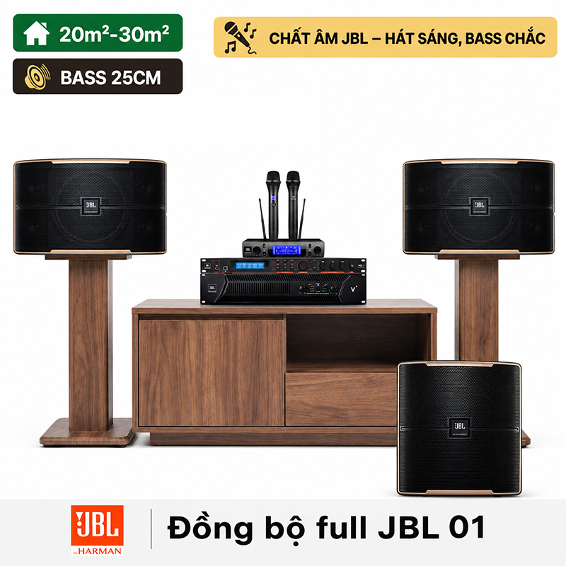 Dàn karaoke đồng bộ full JBL 01