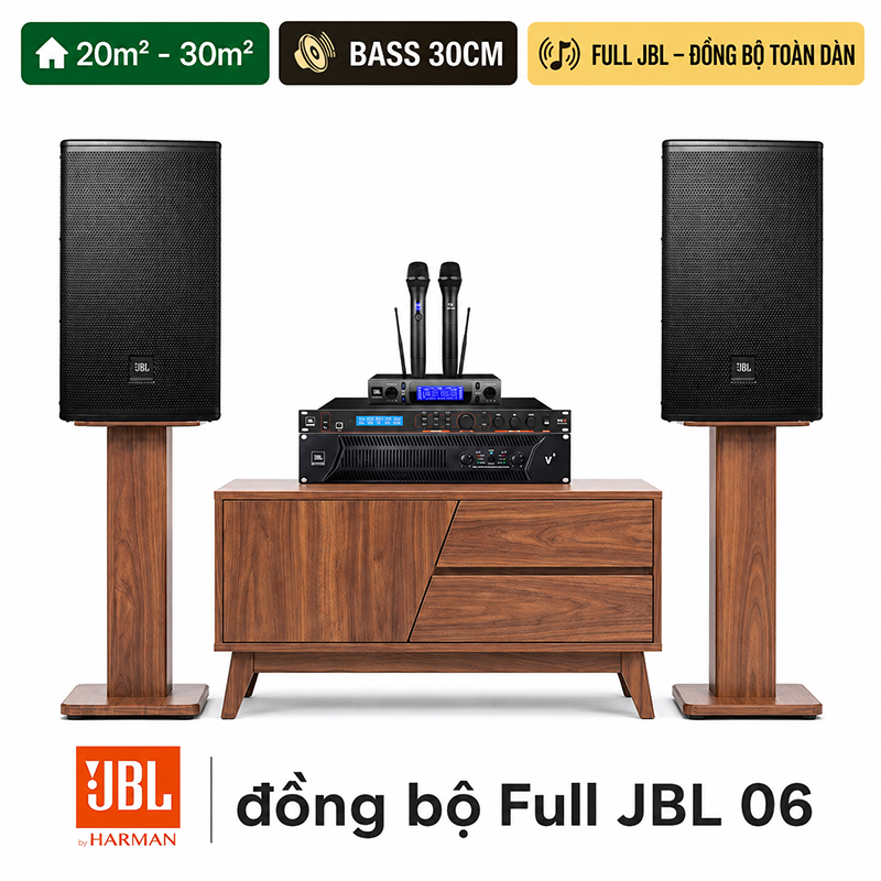 Dàn karaoke đồng bộ full JBL 06