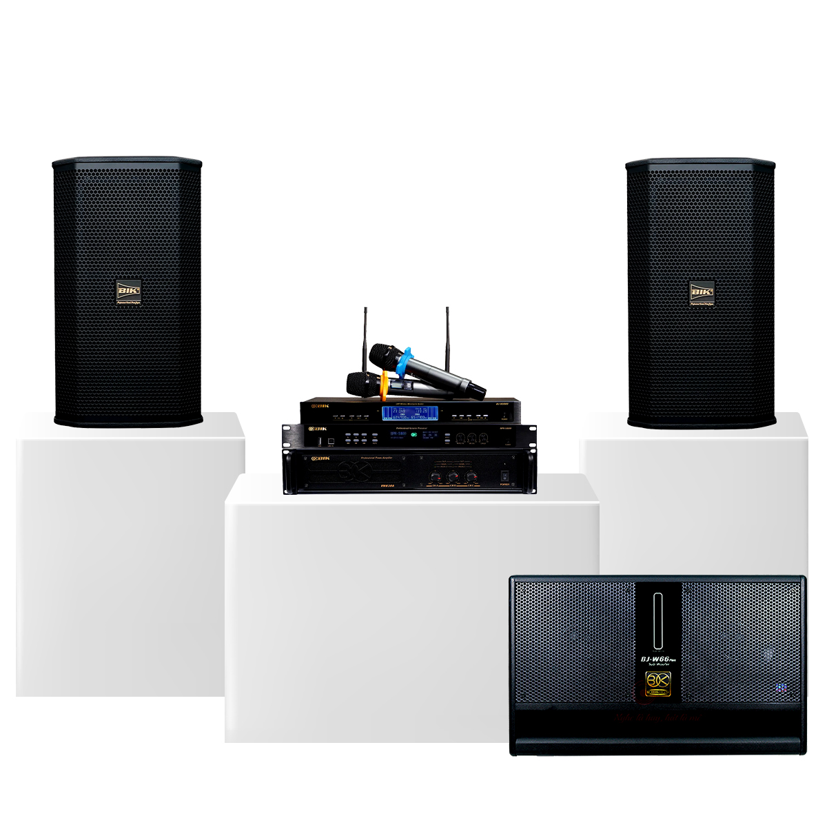 Dàn karaoke gia đình BIK 10 (BIK BSP 410II, BIK VM630A, BPR-5800, BIK BJ-W66PLUS, BJ-U500II) - Hình 2