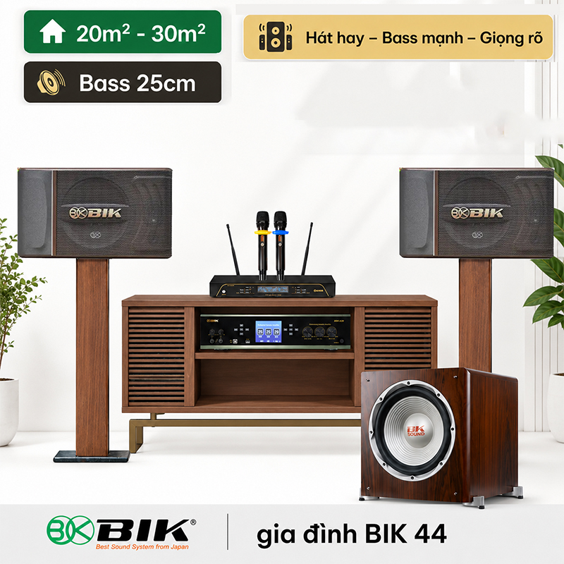 Dàn karaoke gia đình BIK 44