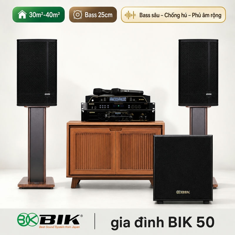Dàn karaoke gia đình BIK 50