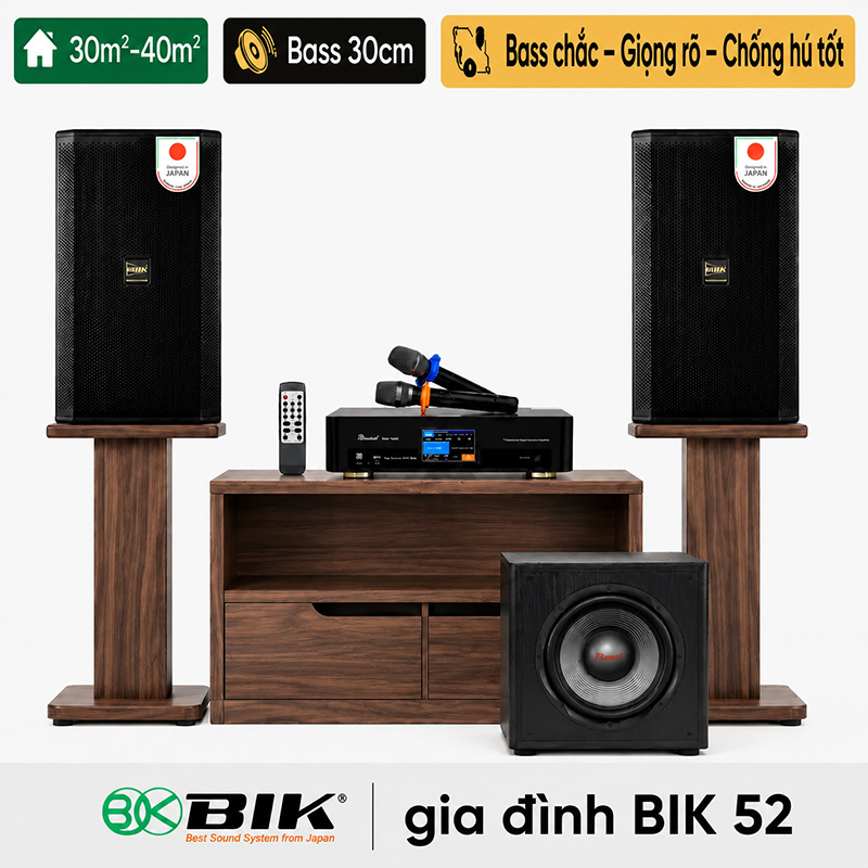 Dàn karaoke gia đình BIK 52