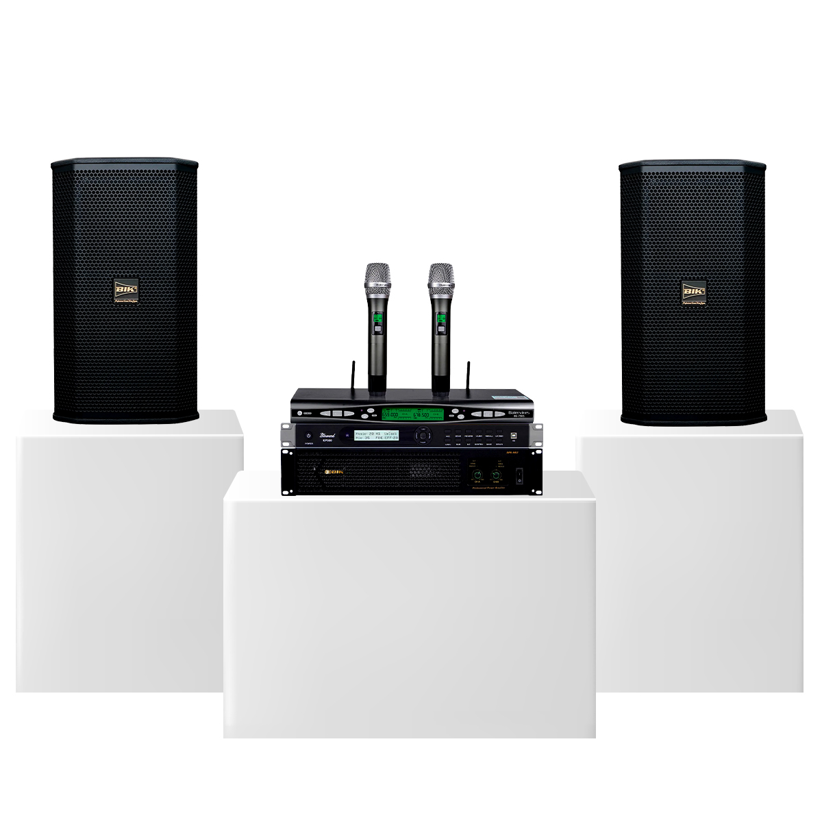 Dàn karaoke gia đình BIK12 (BIK BSP 410II, BIK BPA-H62, BKSound KP500, Baiervires BS-790S) - Hình 2