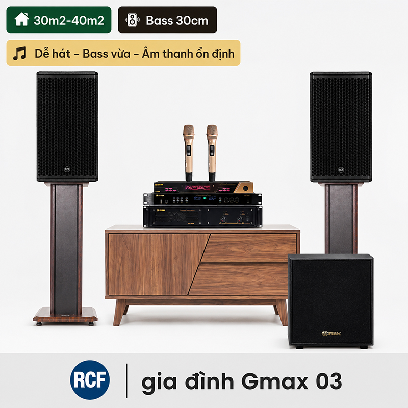 Dàn karaoke gia đình Gmax 03