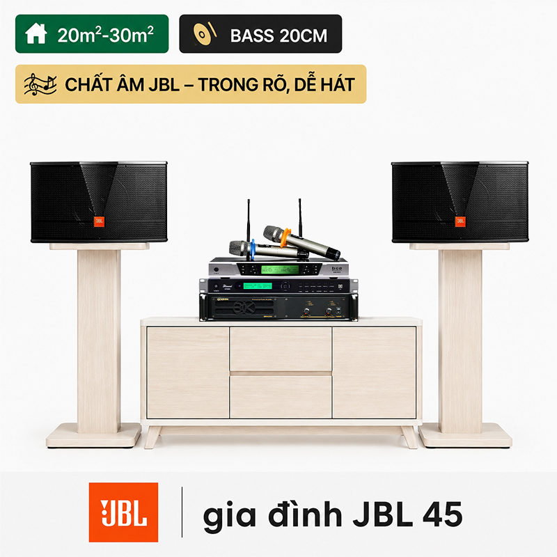 Dàn karaoke gia đình JBL 45