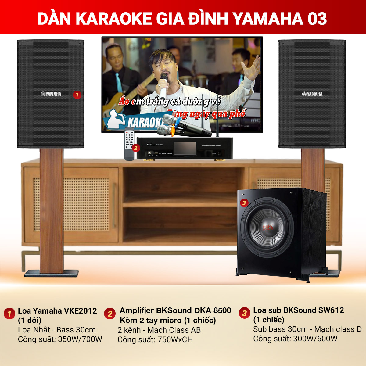 d&agrave;n karaoke gia đ&igrave;nh Yamaha 03