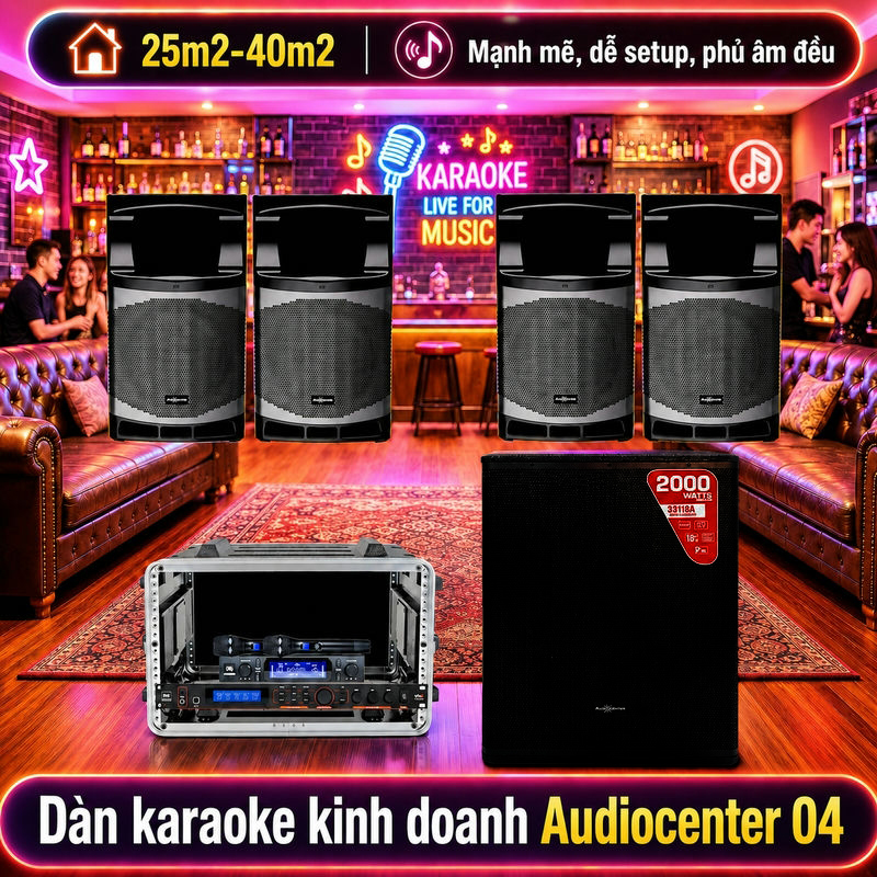Dàn karaoke kinh doanh Audiocenter 04