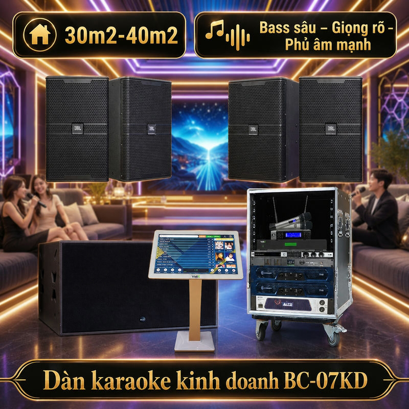 Dàn karaoke kinh doanh BC-07KD