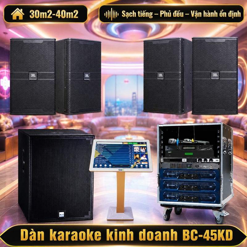 Dàn karaoke kinh doanh BC-45KD