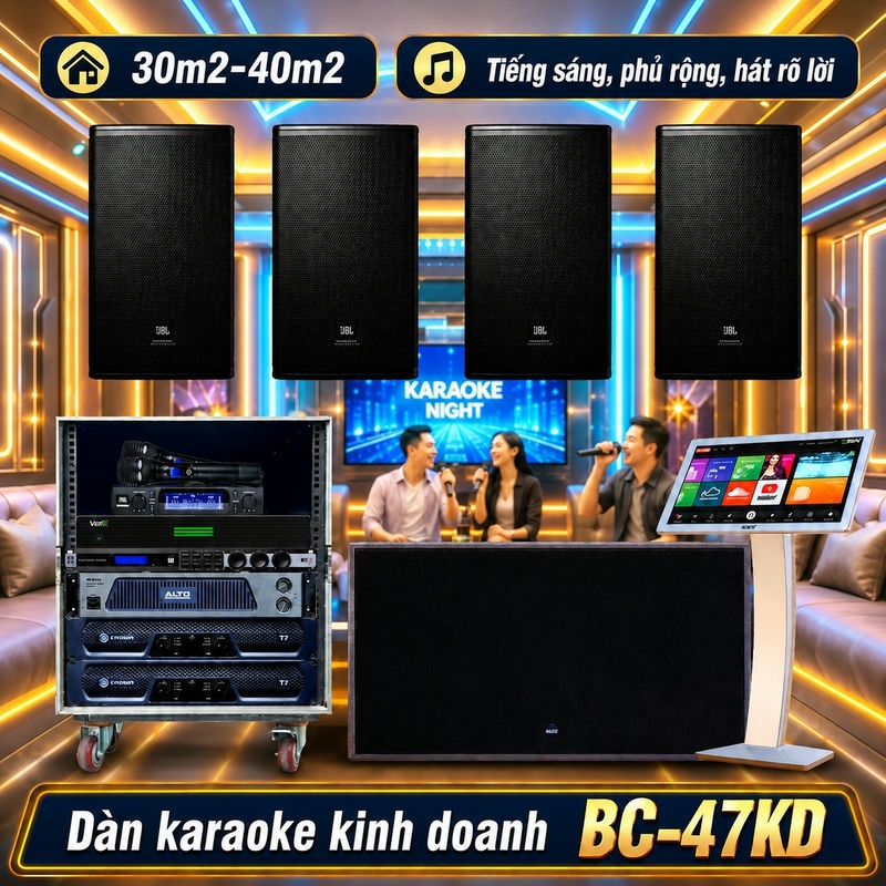 Dàn karaoke kinh doanh BC-47KD