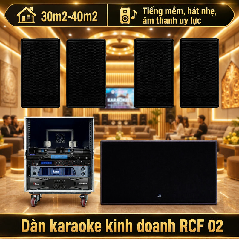 Dàn karaoke kinh doanh RCF 0