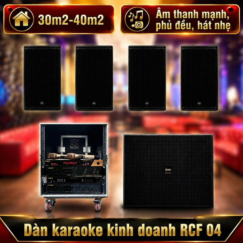 dàn karaoke kinh doanh RCF 04