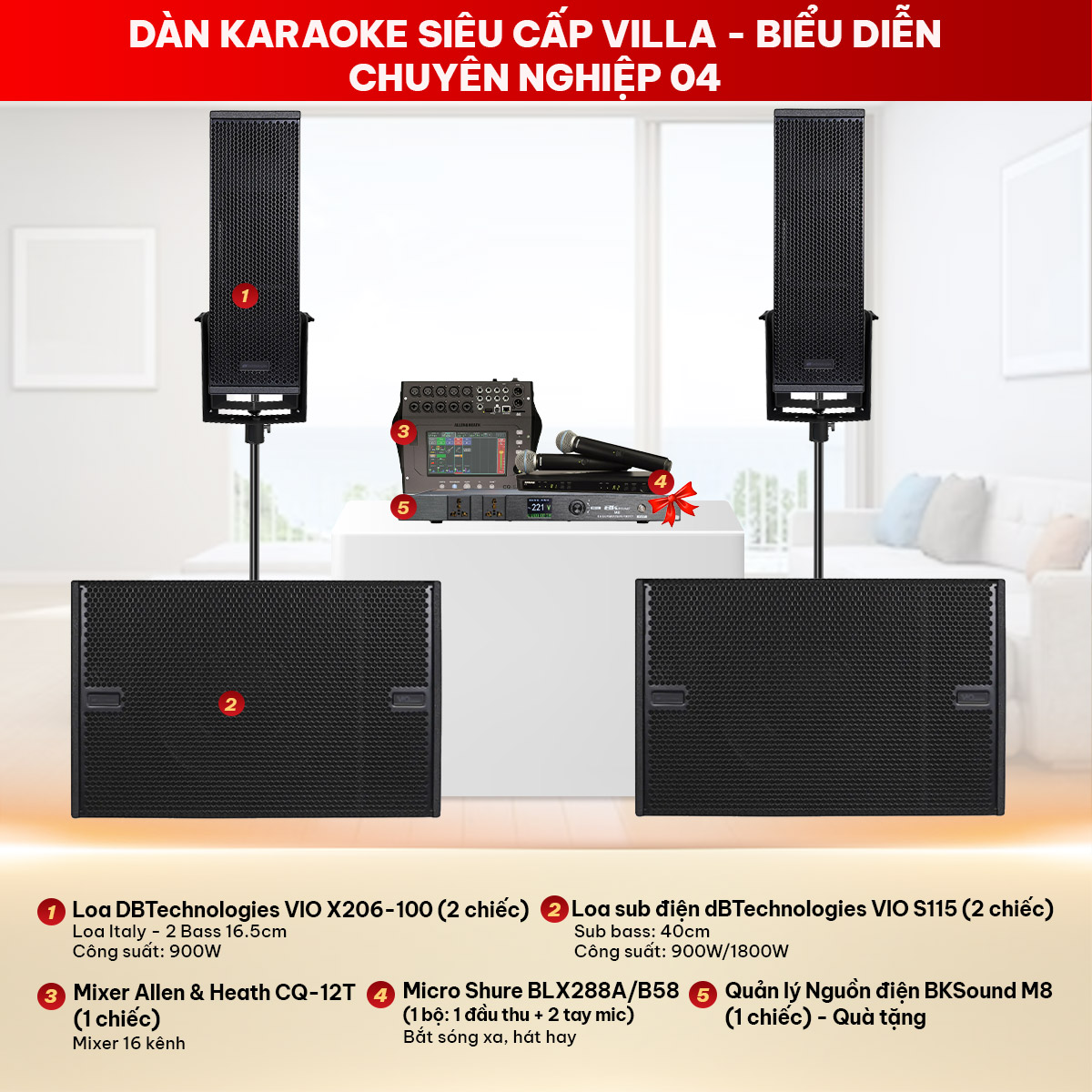 D&agrave;n karaoke si&ecirc;u cấp Villa - biểu diễn chuy&ecirc;n nghiệp 04