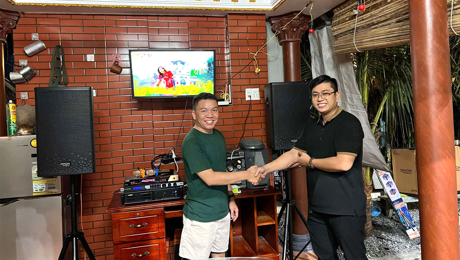 Dàn Karaoke Denon Nhật 03 lắp đặt cho gia đình khách hàng