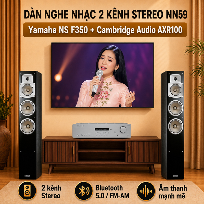 Dàn nghe nhạc 2 kênh Stereo NN59
