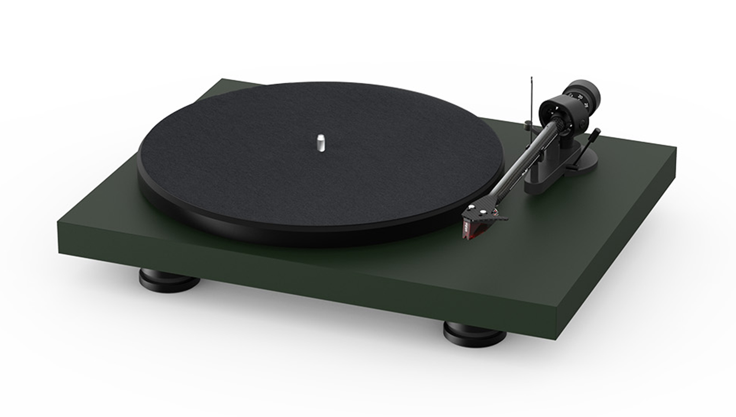 Mâm đĩa than Pro-Ject Debut Carbon Evo màu xanh lá cây bóng