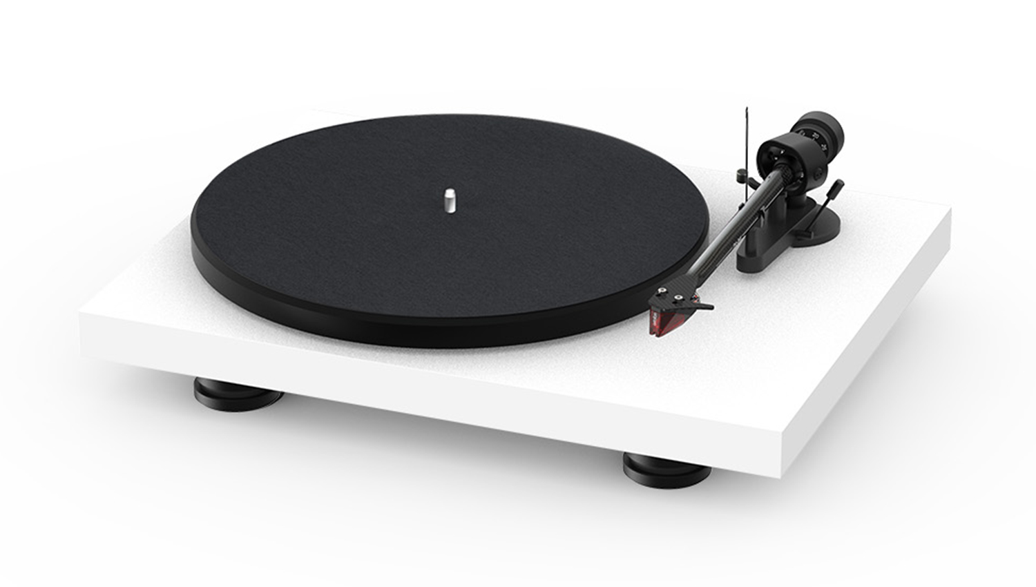 Mâm đĩa than Pro-Ject Debut Carbon Evo màu trắng bóng
