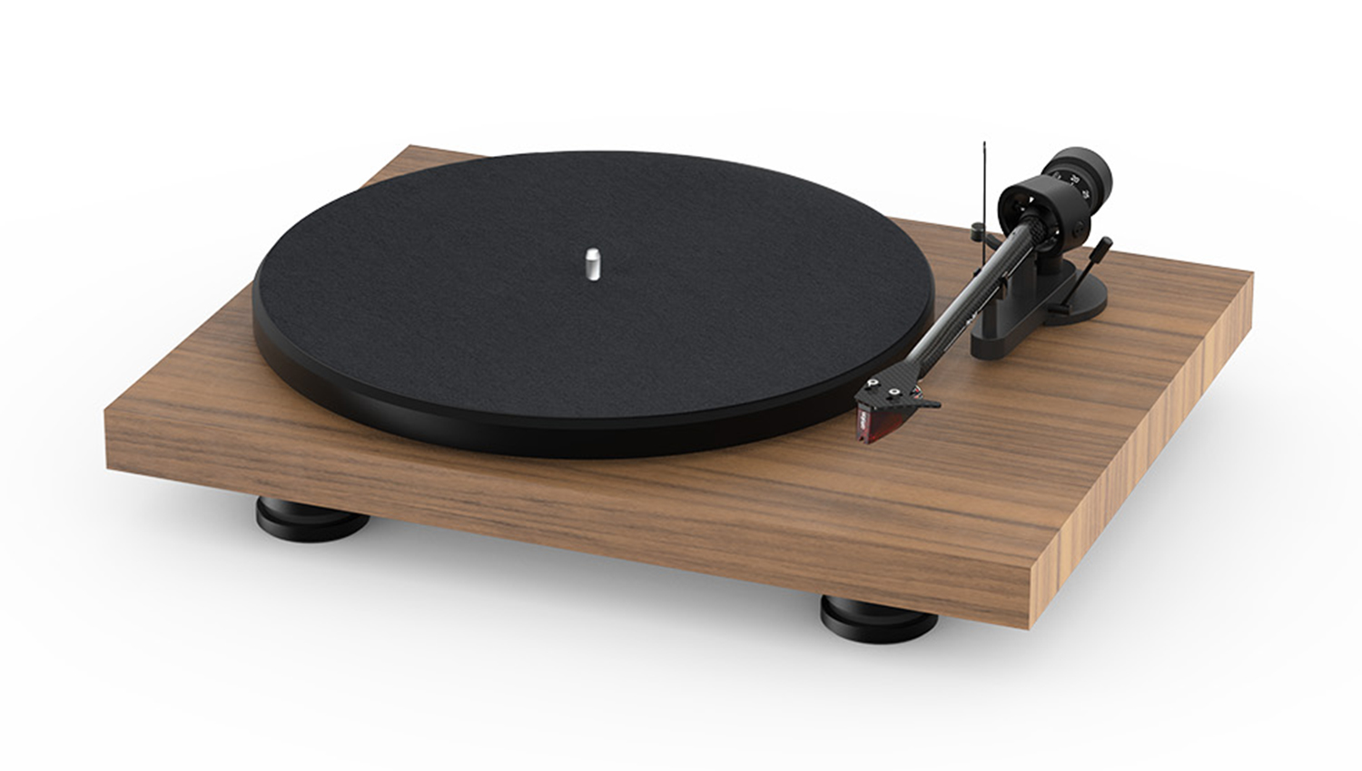 Mâm đĩa than Pro-Ject Debut Carbon Evo màu walnut