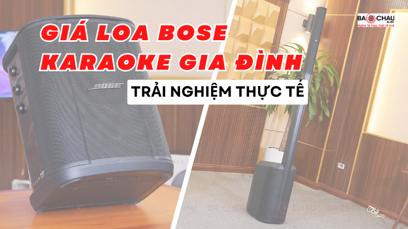 Giá Loa Bose Karaoke Gia Đình Và Trải Nghiệm Thực Tế!