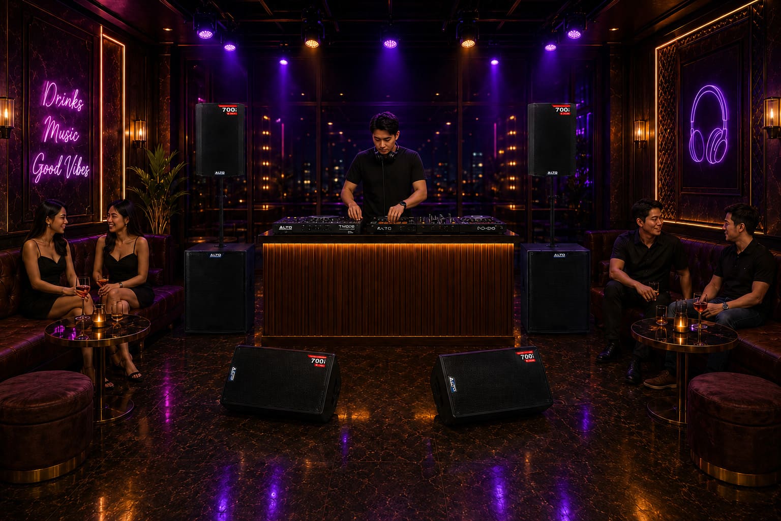 Hệ thống &acirc;m thanh qu&aacute;n PUB & Lounge cao cấp 09