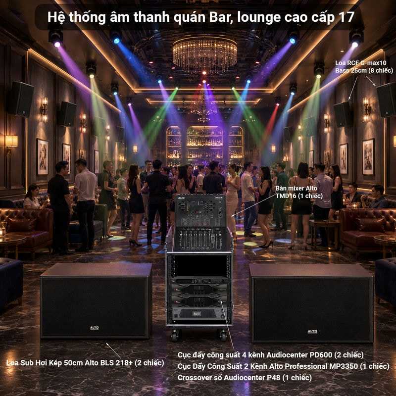 Hệ thống &acirc;m thanh qu&aacute;n PUB & Lounge cao cấp 17