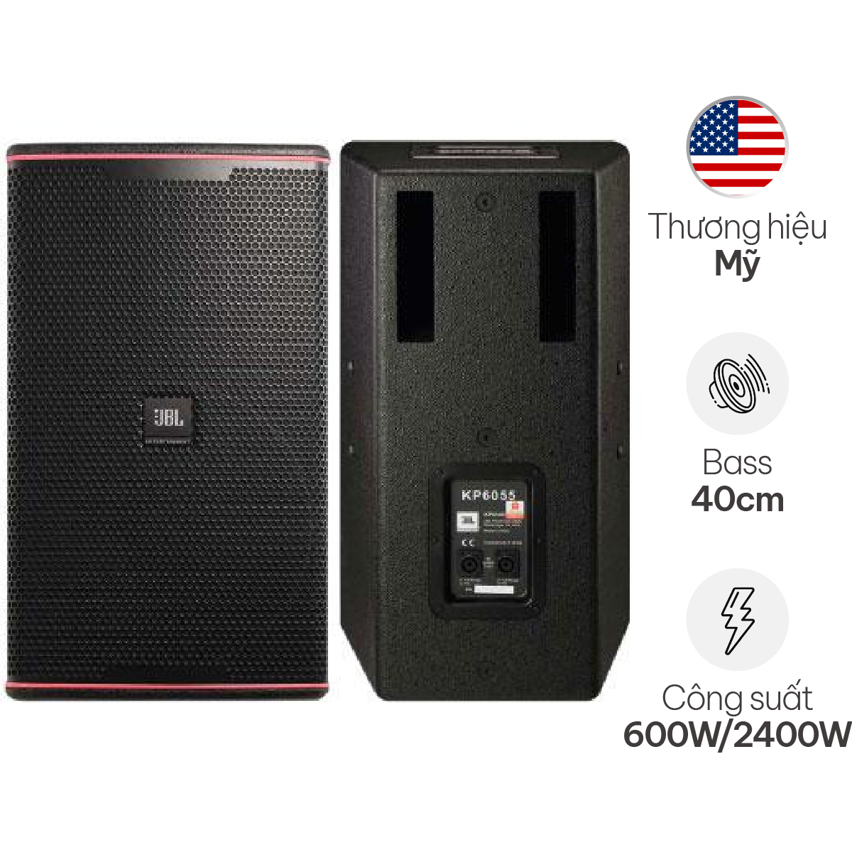 Loa Karaoke JBL KP6055 (Full Bass 40cm)