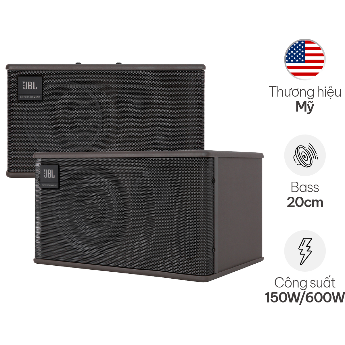 Loa Karaoke JBL MK08 Ba Sao (Bass 20cm)