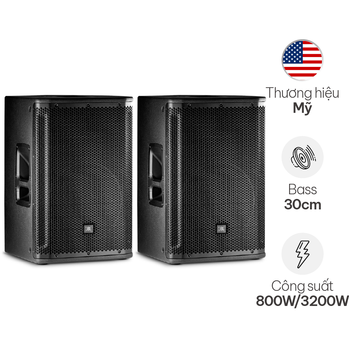 Loa JBL SRX 812 (Full Bass 30, SX: Mexico)