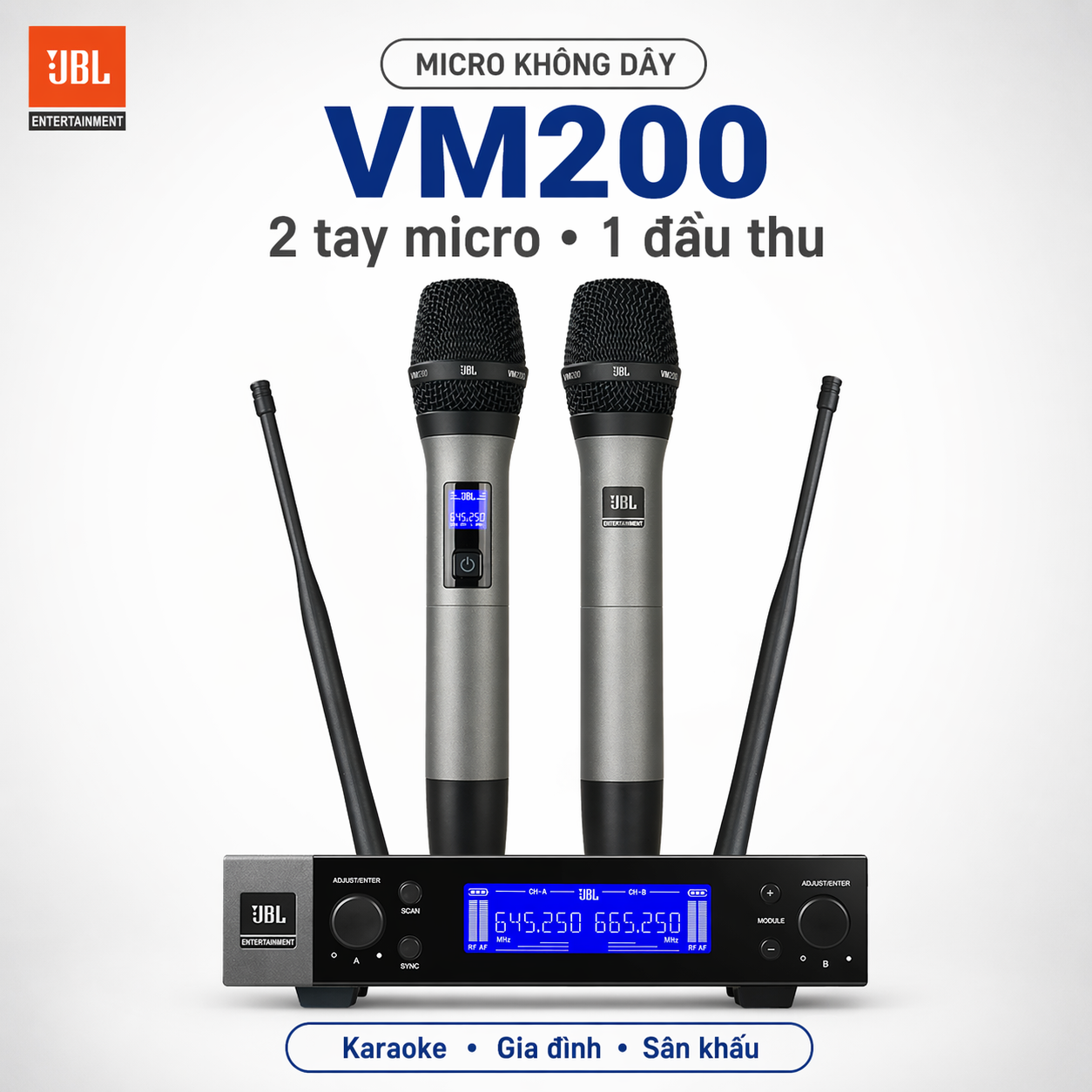 Micro không dây JBL VM200 