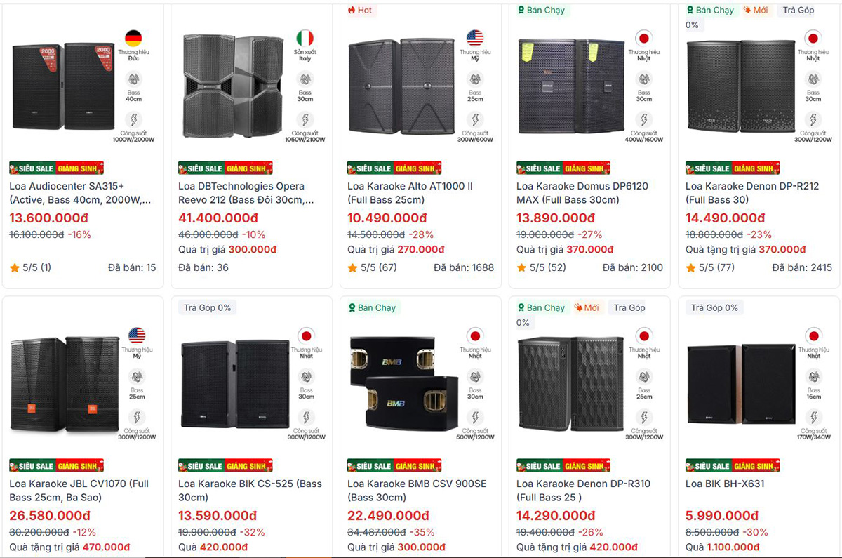 SI&Ecirc;U SALE GI&Aacute;NG SINH - Đ&Oacute;N MỪNG NĂM MỚI