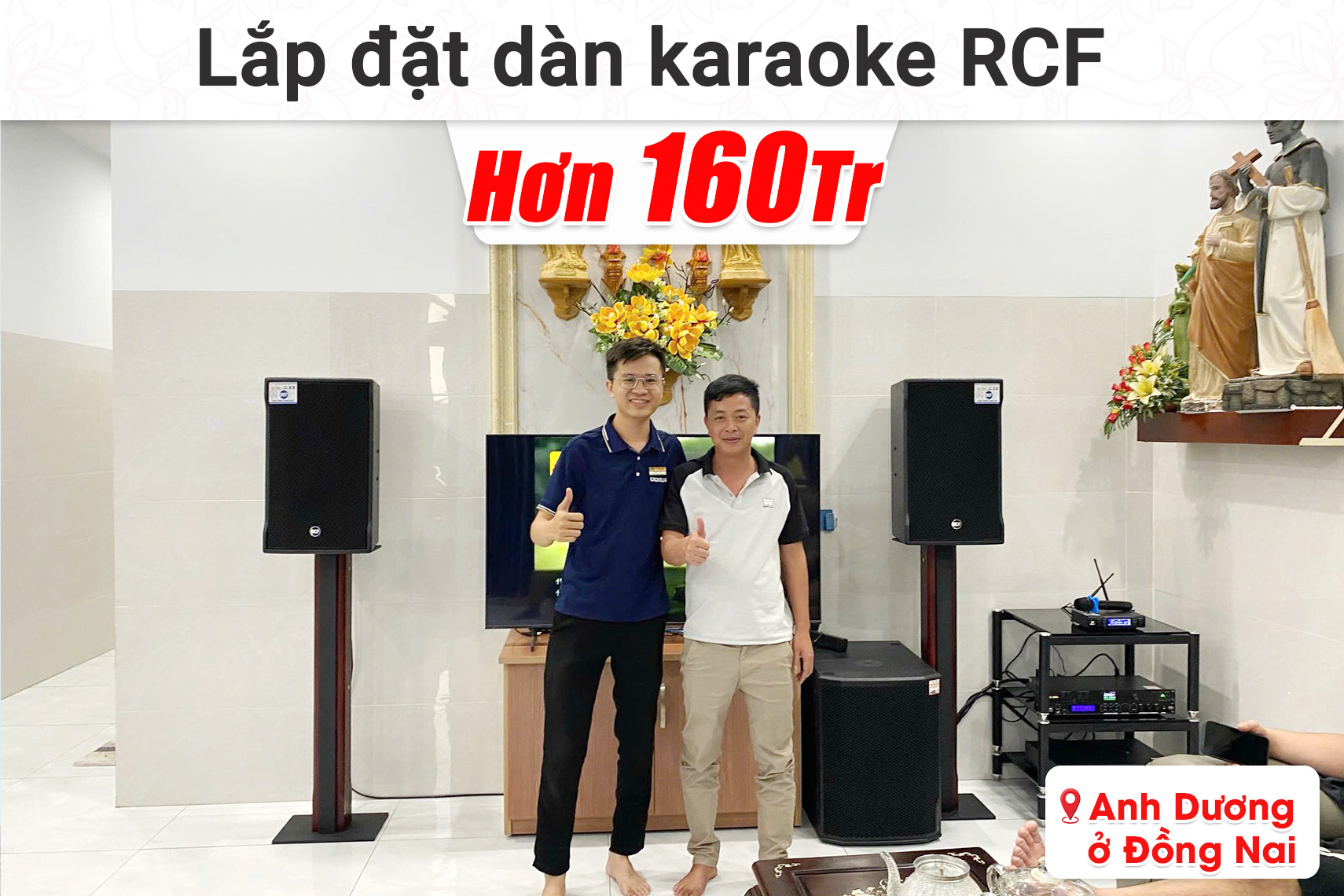 Lắp đặt dàn karaoke RCF