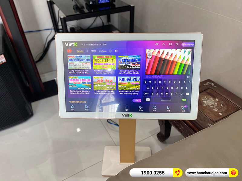 Lắp đặt d&agrave;n karaoke RCF