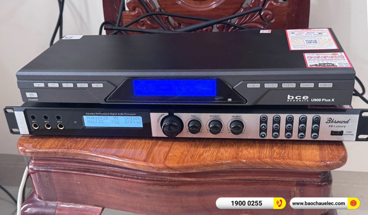 Lắp đặt dàn karaoke Audiocenter cho anh Khanh tại TP HCM