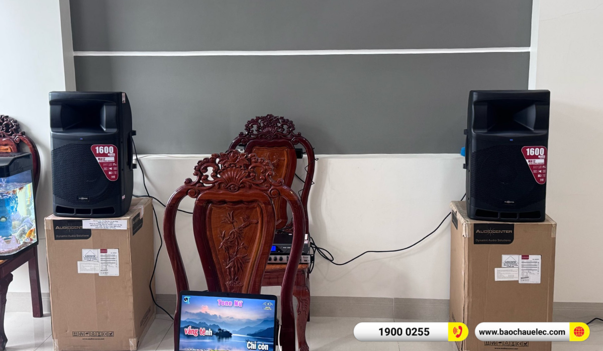 Lắp đặt dàn karaoke Audiocenter cho anh Khanh tại TP HCM