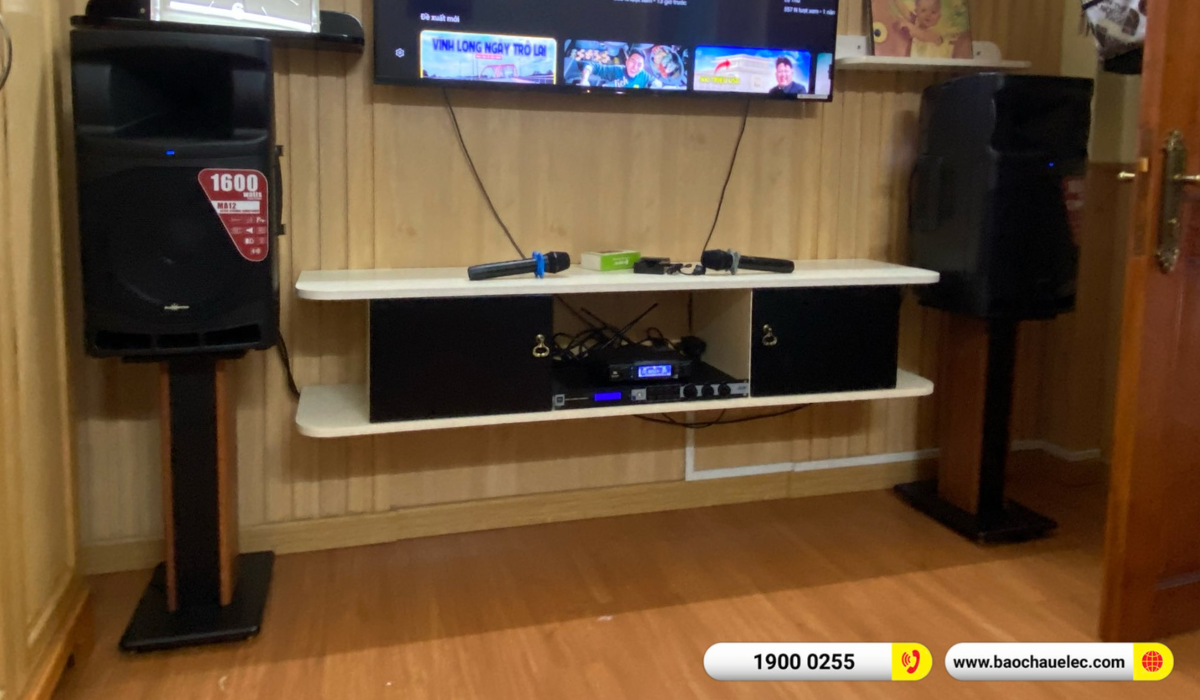 Lắp đặt dàn karaoke Audiocenter hơn 32tr cho chị Viên tại Hồ Chí Minh