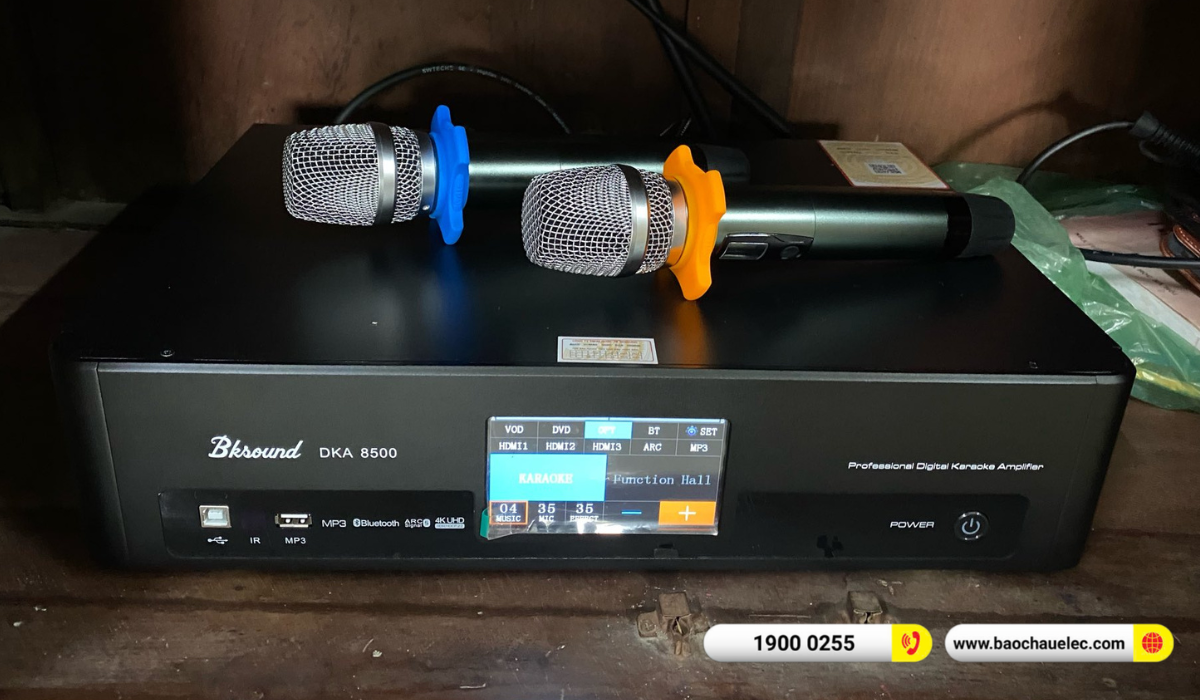 Lắp đặt d&agrave;n karaoke BIK hơn 27tr cho ch&uacute; Minh tại Hải Ph&ograve;ng