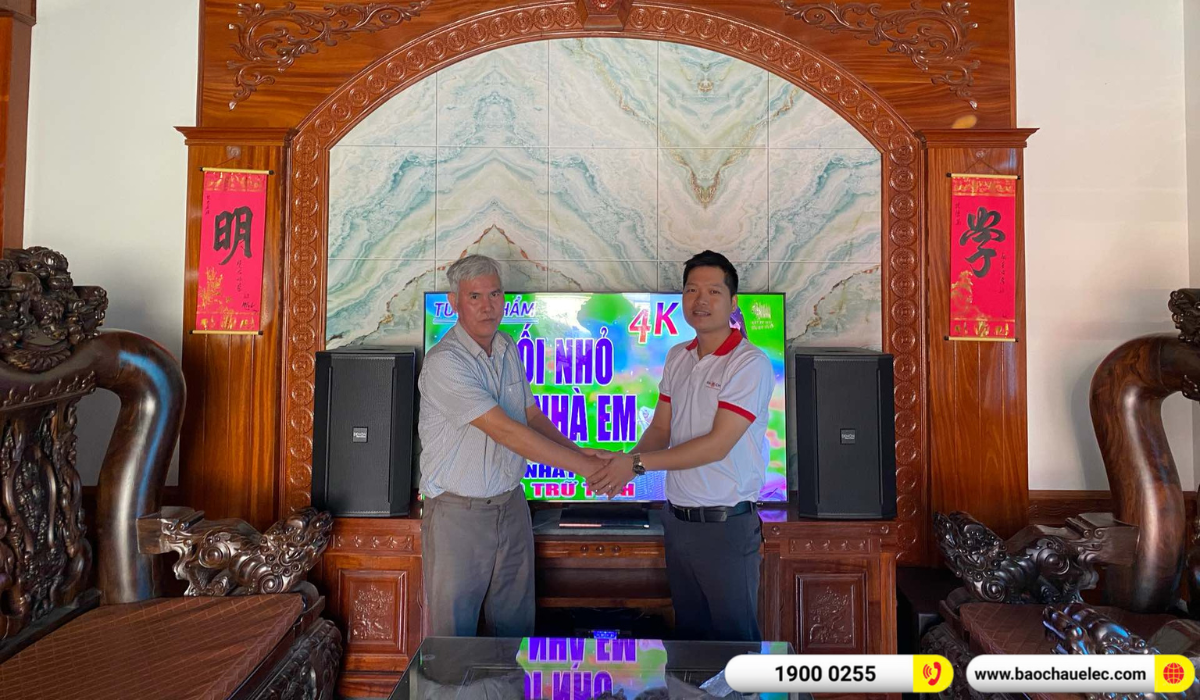 Lắp đặt d&agrave;n karaoke Denon hơn 58tr cho anh Cảng tại Hải Ph&ograve;ng 