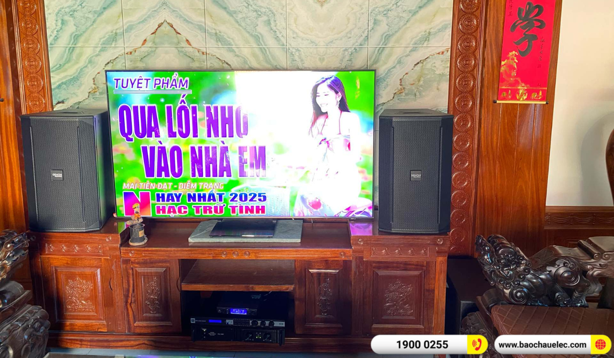 Lắp đặt d&agrave;n karaoke Denon hơn 58tr cho anh Cảng tại Hải Ph&ograve;ng