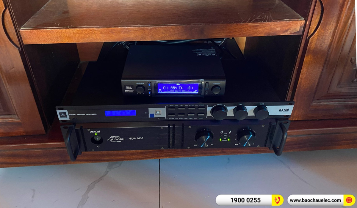 Lắp đặt d&agrave;n karaoke Denon hơn 58tr cho anh Cảng tại Hải Ph&ograve;ng