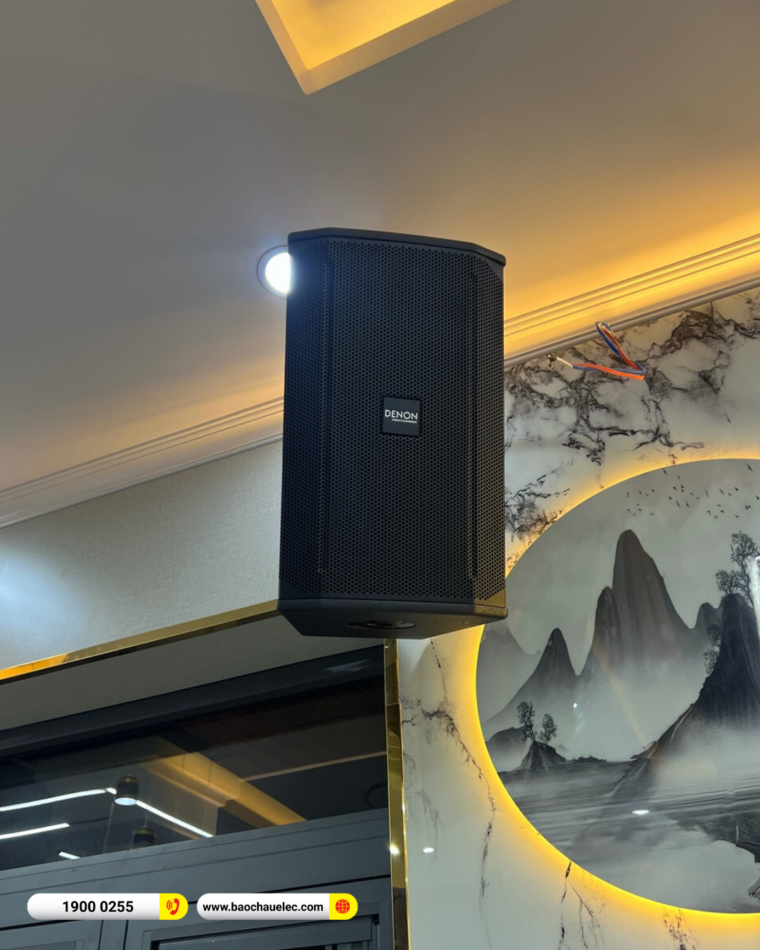 Lắp đặt d&agrave;n karaoke Denon hơn 85tr cho anh Hiểu tại T&acirc;y Ninh