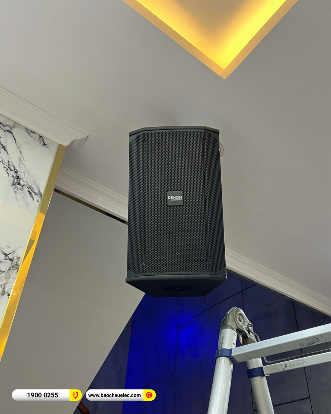 Lắp đặt d&agrave;n karaoke Denon hơn 85tr cho anh Hiểu tại T&acirc;y Ninh