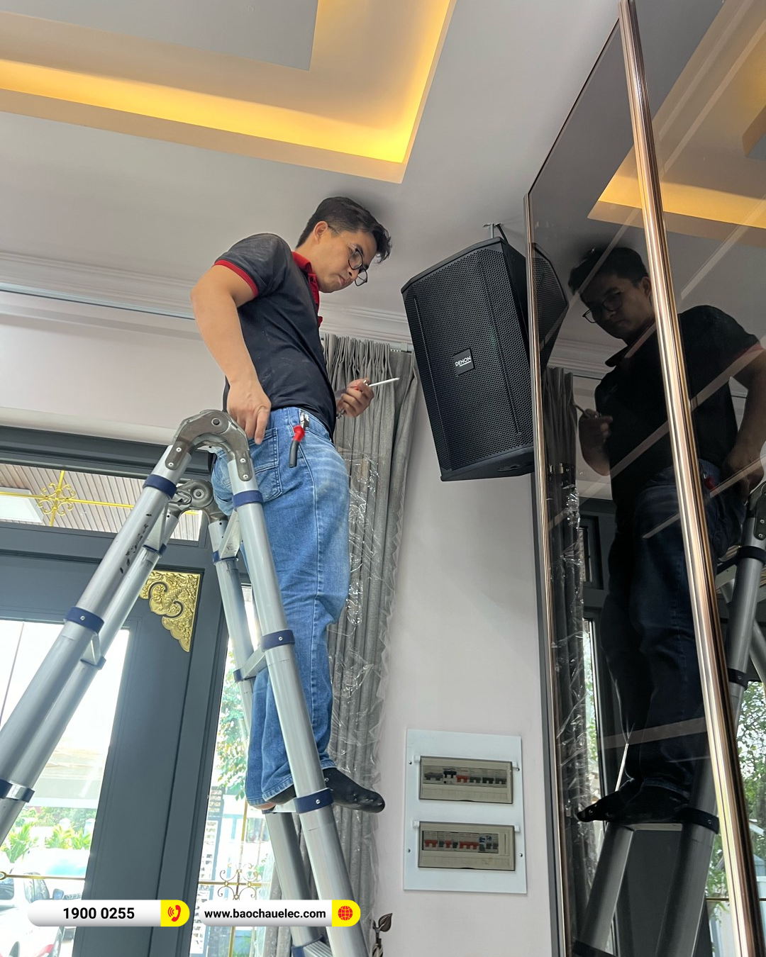 Lắp đặt d&agrave;n karaoke Denon hơn 85tr cho anh Hiểu tại T&acirc;y Ninh