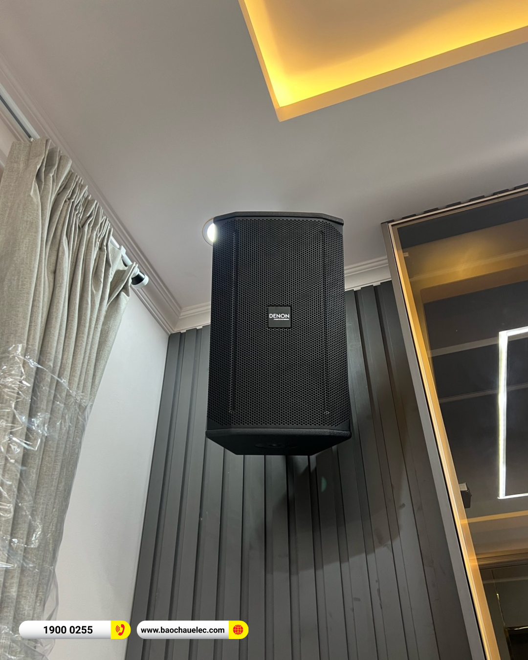 Lắp đặt d&agrave;n karaoke Denon hơn 85tr cho anh Hiểu tại T&acirc;y Ninh
