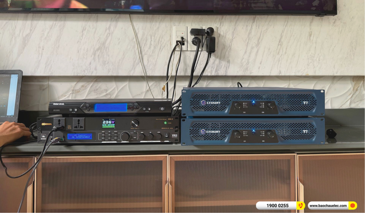Lắp dặt d&agrave;n karaoke RCF gần 114tr cho anh Ng&ocirc; tại TP HCM